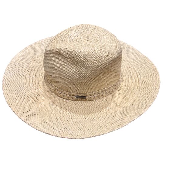 Gigi Pip Fiona Fedora Straw Hat - size 57 (Medium) - Picture 1 of 5